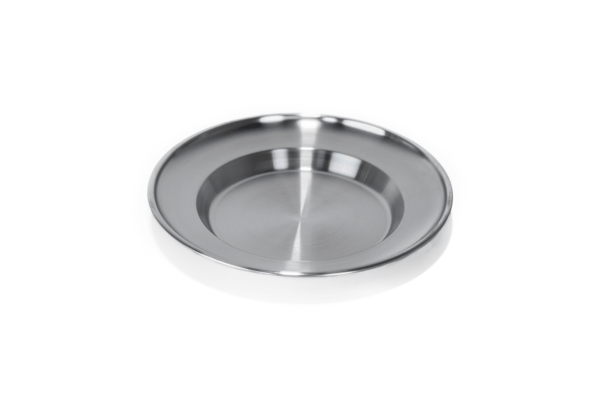 Freespirit Recreation Stainless Camp Plate Set (4)