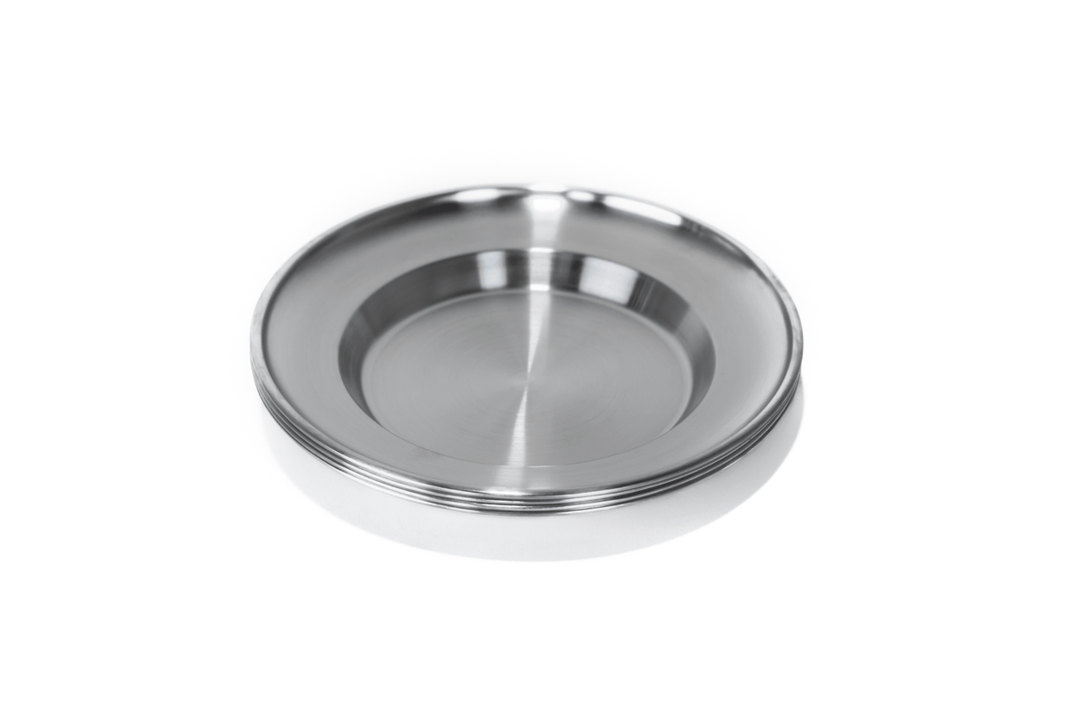 Freespirit Recreation Stainless Camp Plate Set (4)