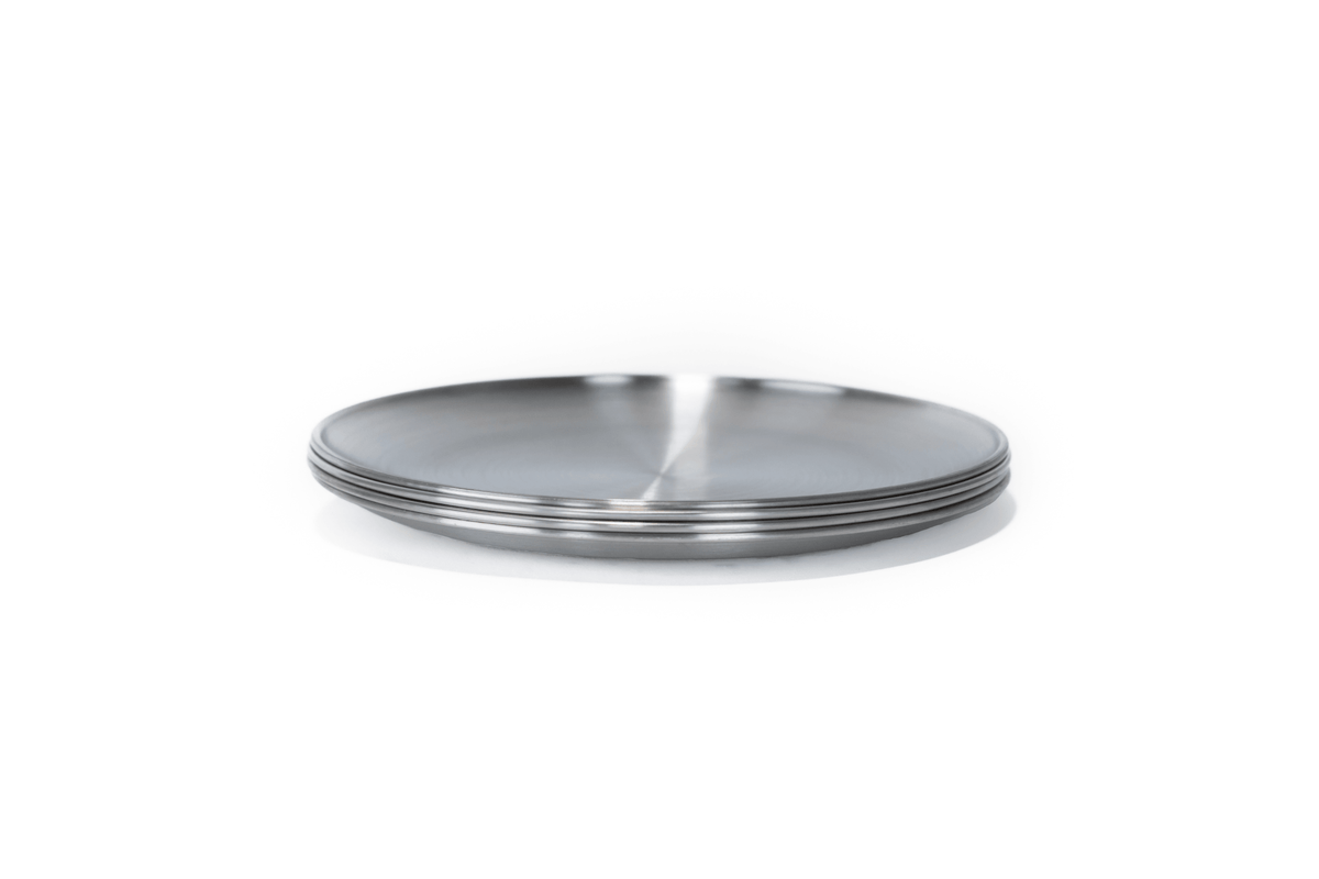 Freespirit Recreation Stainless Steel Chef Plate Set (4)