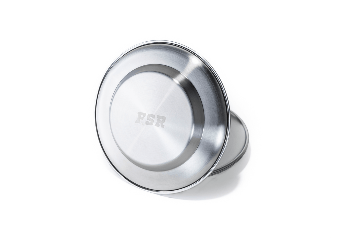 Freespirit Recreation Stainless Camp Plate Set (4)
