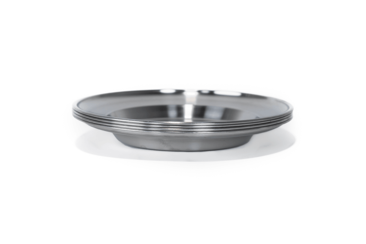 Freespirit Recreation Stainless Camp Plate Set (4)