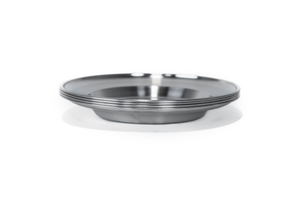 Freespirit Recreation Stainless Camp Plate Set (4)