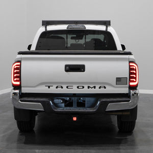 Form Lights LED Tail Lights on a white Toyota Tacoma truck,