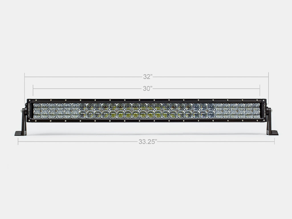 Cali Raised Second 32" Light Bar with Relocation Mounts | Tacoma Stealth Bumper (2016-2023)