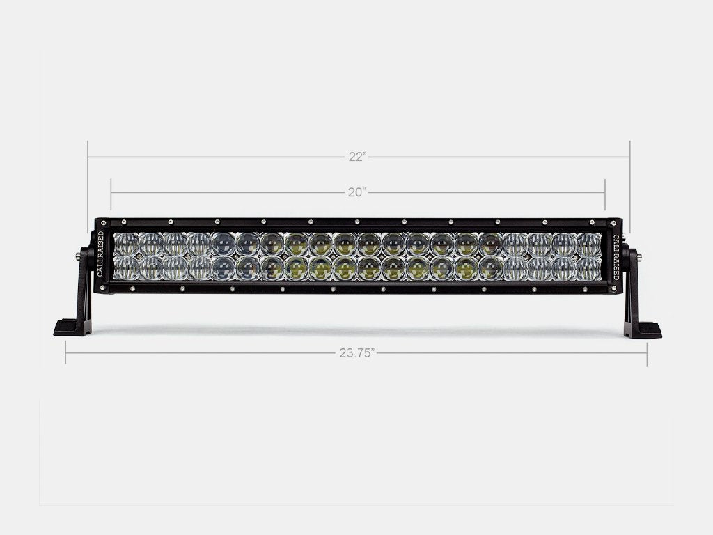 Cali Raised 22" Dual Row 5D Optic OSRAM LED Light Bar