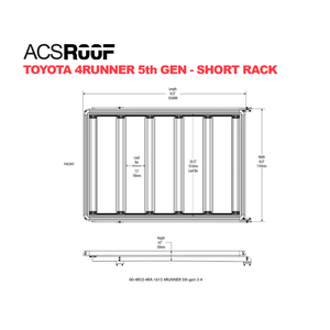 Leitner Designs ACS Roof Over Cab Platform Rack | Toyota 4Runner (2010-2023)