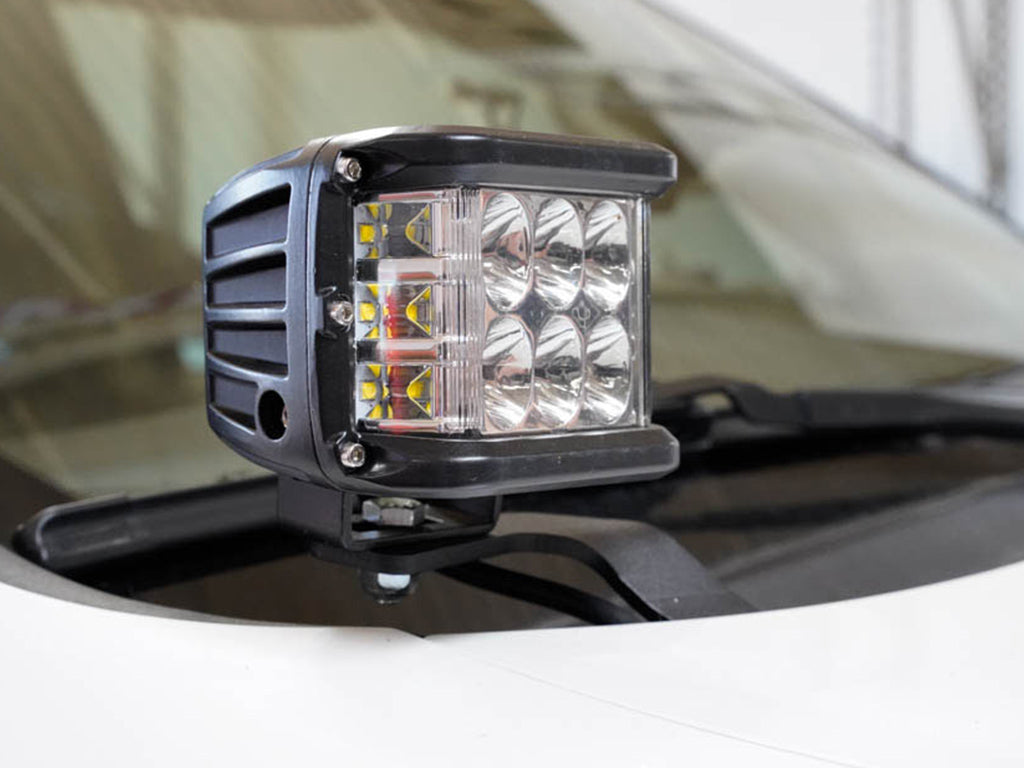 Cali Raised Low Profile LED Ditch Light Brackets Kit | Lexus GX 460 (2010-2022)