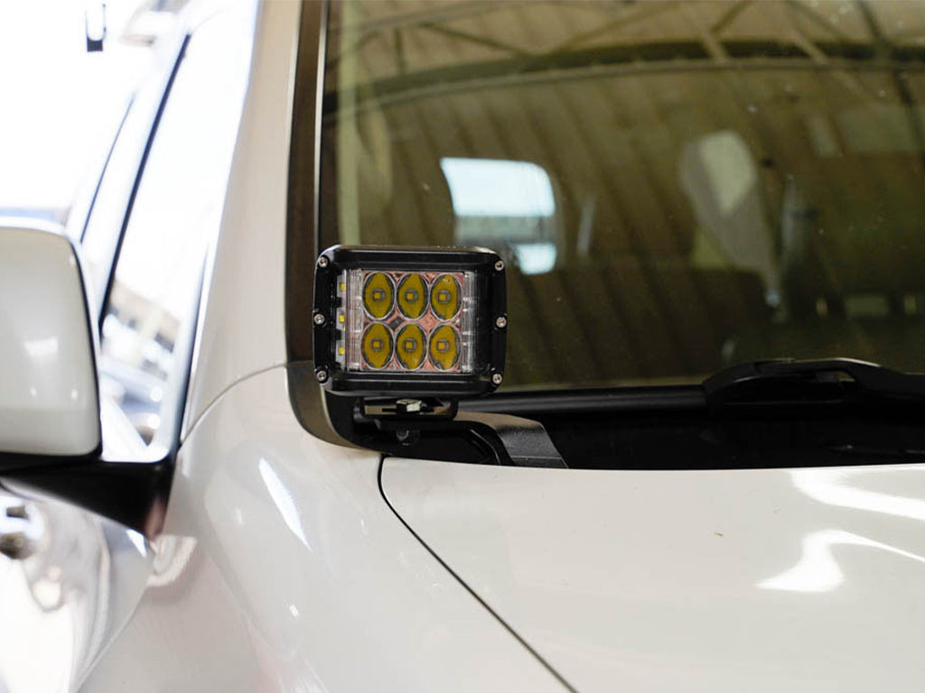 Cali Raised Low Profile LED Ditch Light Brackets Kit | Lexus GX 460 (2010-2022)