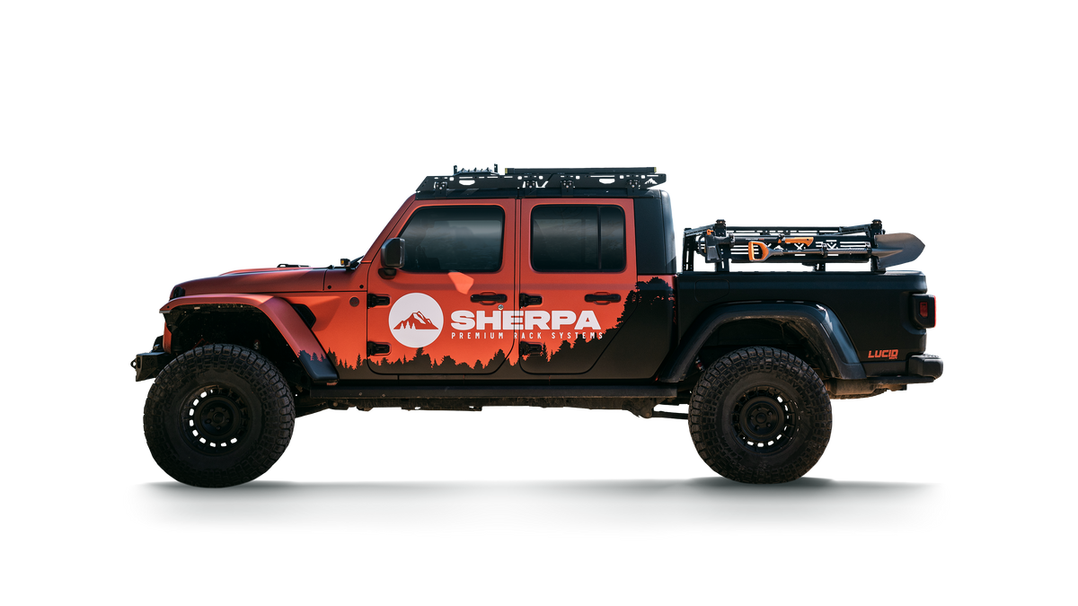 Sherpa Bed Rack Mid-Height PAK System | Jeep Gladiator (2020-2026)