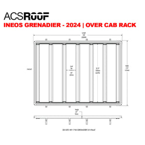 Leitner Designs ACS Roof Over Cab Platform Rack | INEOS Grenadier (2023-2024)