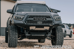 C4 Fabrication Rock Runner Front Skid Plate with Cross Member Delete | Toyota Tacoma (2016-2023)