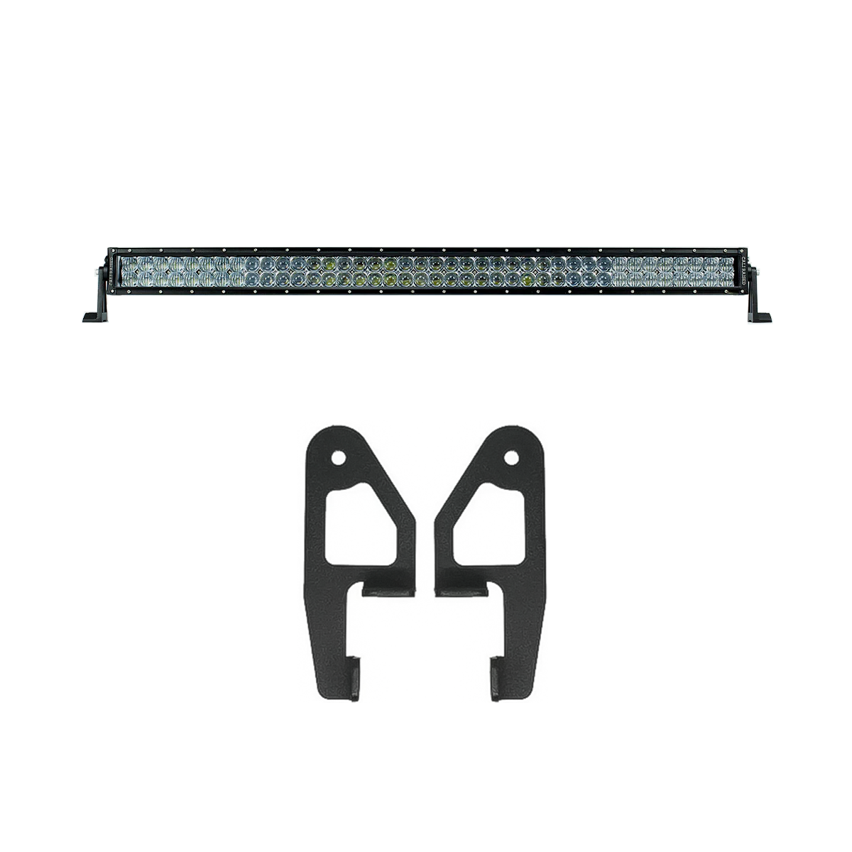 Cali Raised Premium Roof Rack Front Light Bar Kit | Toyota Tacoma (2005-2023)