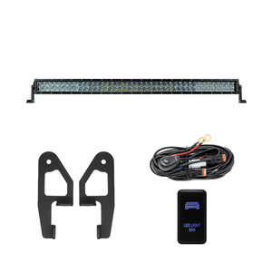 Cali Raised Premium Roof Rack Front Light Bar Kit | Toyota Tacoma (2005-2023)