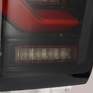 AlphaRex LUXX-Series LED Tail Lights (Black-Red) | Toyota Tacoma (2016-2023)