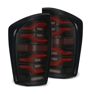 AlphaRex LUXX-Series LED Tail Lights (Black-Red) | Toyota Tacoma (2016-2023)
