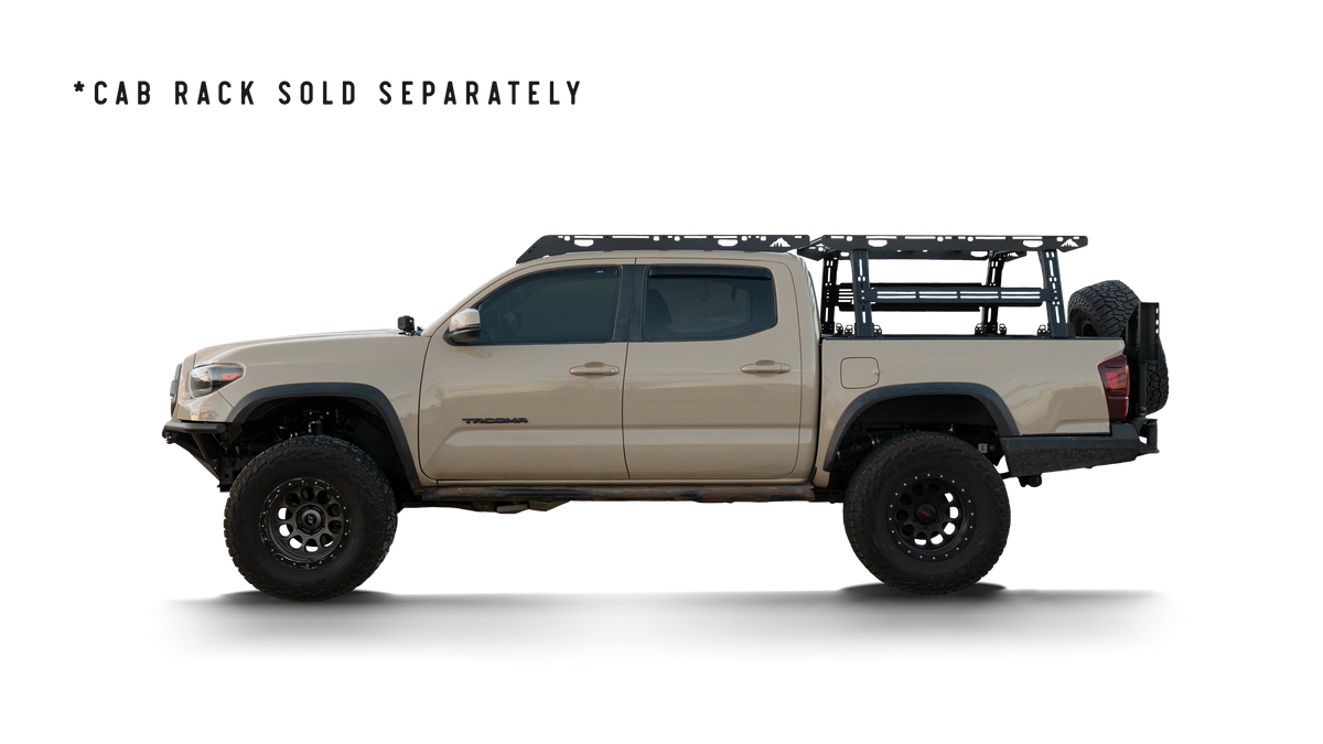 Sherpa Bed Rack- Rack-Height PAK System | Toyota Tacoma (2005-2026)