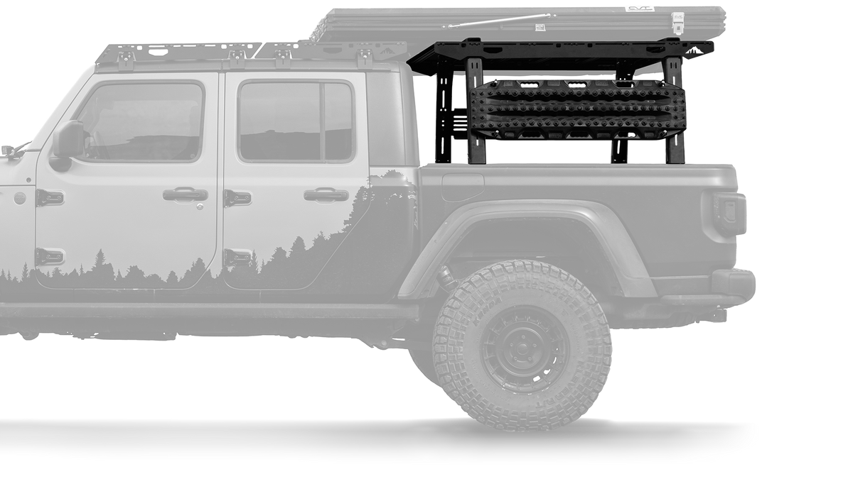Sherpa Bed Rack- Rack-Height PAK System | Jeep Gladiator (2020-2026)