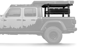 Sherpa Bed Rack- Rack-Height PAK System | Jeep Gladiator (2020-2026)
