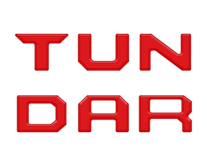 TUFSKINZ Glove Box Letter Inserts | Toyota Tundra (2022-2025)