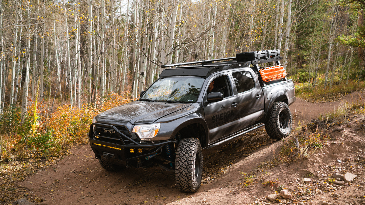Sherpa Bed Rack- Rack Height PAK System | Toyota Tacoma (2005-2023)