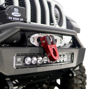 Addictive Desert Designs Stealth Fighter with Hoop and Winch Mount Front Bumper | Jeep Gladiator (2020-2022) - Truck Brigade