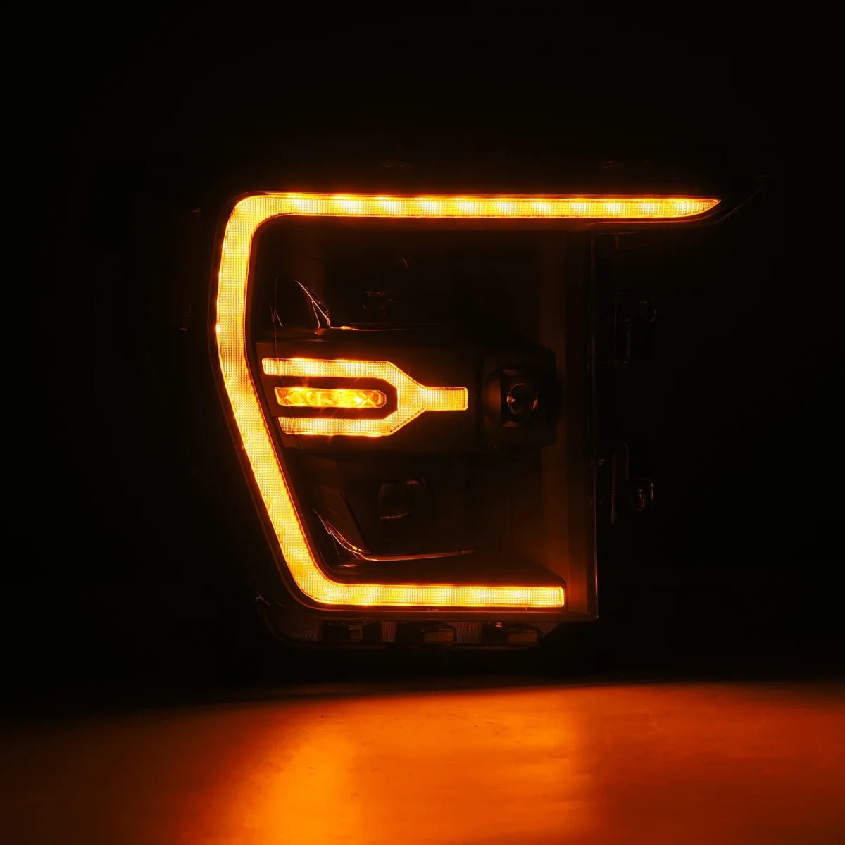 AlphaRex LUXX-Series LED Projector Headlights (Black) | Ford F150 (2021-2023) - Truck Brigade