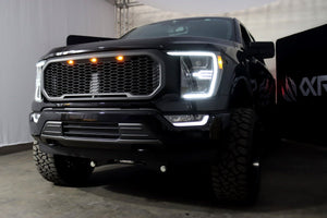 AlphaRex LUXX - Series LED Projector Headlights (Black) | Ford Raptor (2021 - 2023) - Truck Brigade