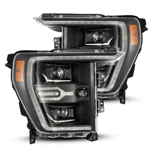 AlphaRex LUXX - Series LED Projector Headlights (Black) | Ford Raptor (2021 - 2023) - Truck Brigade