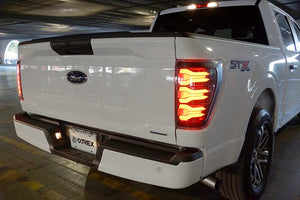 AlphaRex LUXX - Series LED Tail Lights (Alpha Black) | Ford F150 (2021 - 2023) - Truck Brigade