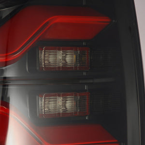 AlphaRex LUXX-Series LED Tail Lights (Black-Red) | Toyota Tacoma (2016-2023) - Truck Brigade