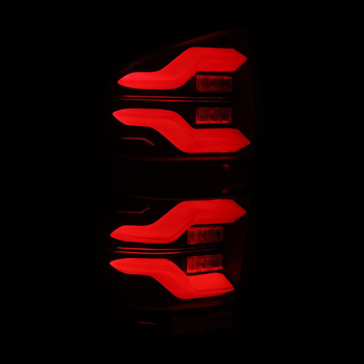 AlphaRex LUXX-Series LED Tail Lights (Black) | Toyota Tacoma (2016-2023) - Truck Brigade