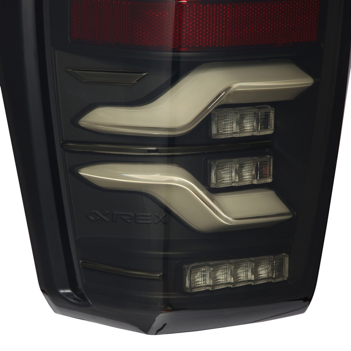 AlphaRex LUXX-Series LED Tail Lights (Black) | Toyota Tacoma (2016-2023) - Truck Brigade