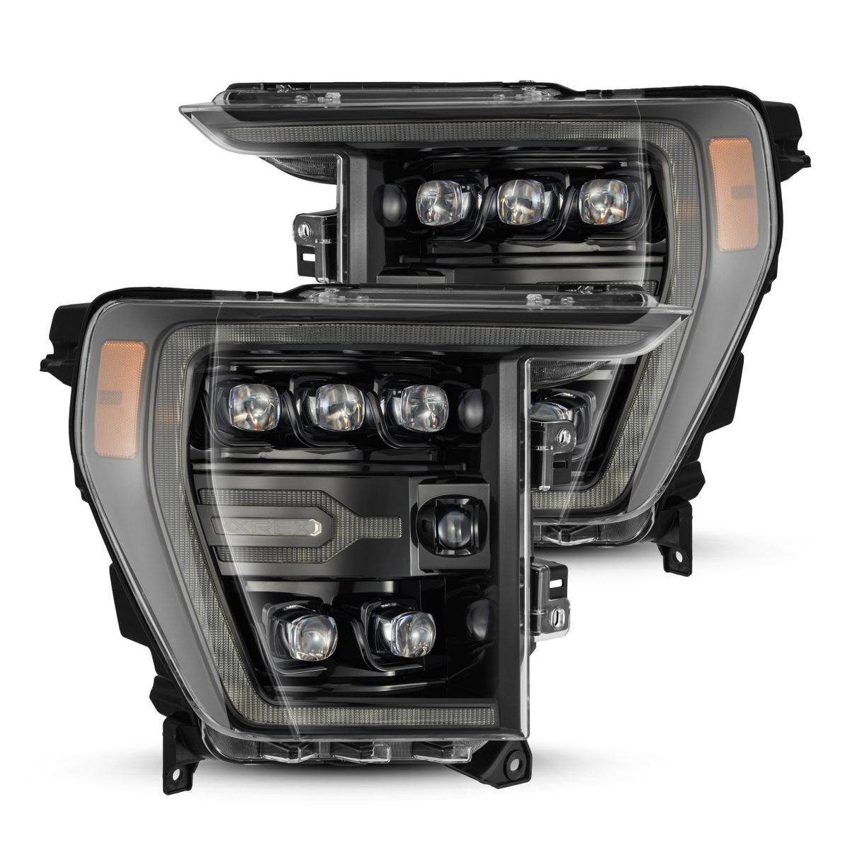 AlphaRex NOVA-Series LED Projector Headlights (Alpha Black) | Ford