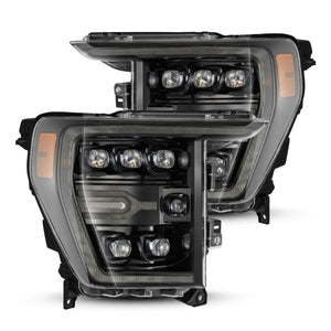 AlphaRex NOVA - Series LED Projector Headlights (Alpha Black) | Ford Raptor (2021 - 2023) - Truck Brigade