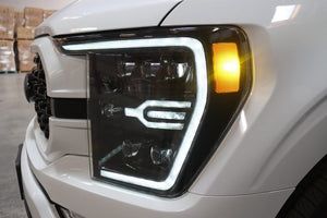 AlphaRex NOVA - Series LED Projector Headlights (Alpha Black) | Ford Raptor (2021 - 2023) - Truck Brigade