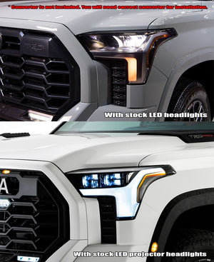 AlphaRex NOVA-Series LED Projector Headlights (Alpha Black) | Toyota Sequoia (2022-2024) - Truck Brigade