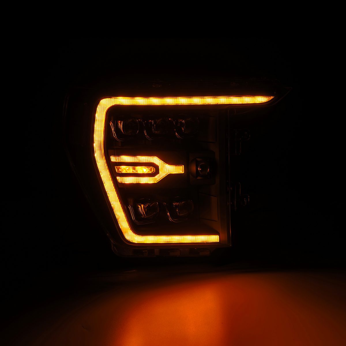 AlphaRex NOVA - Series LED Projector Headlights (Black) | Ford F150 (2021 - 2023) - Truck Brigade
