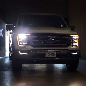 AlphaRex NOVA - Series LED Projector Headlights (Black) | Ford Raptor (2021 - 2023) - Truck Brigade