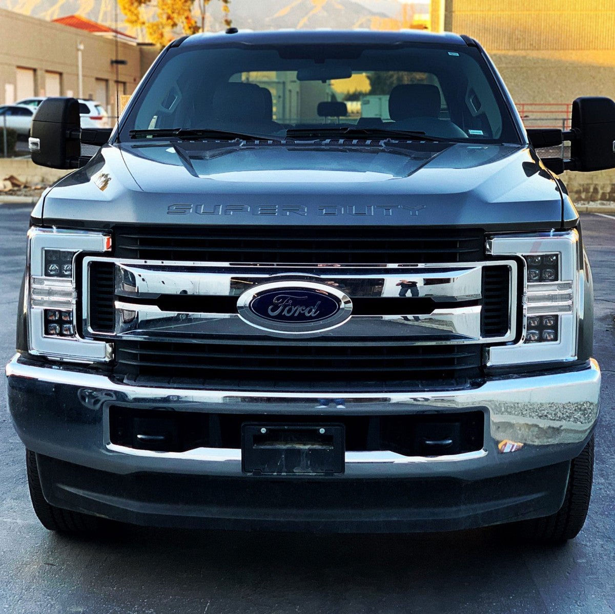 AlphaRex NOVA - Series LED Projector Headlights (Chrome) | Ford F350 (2017 - 2019) - Truck Brigade