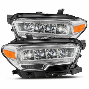 AlphaRex NOVA-Series LED Projector Headlights (Chrome) | Toyota Tacoma (2016-2023) - Truck Brigade