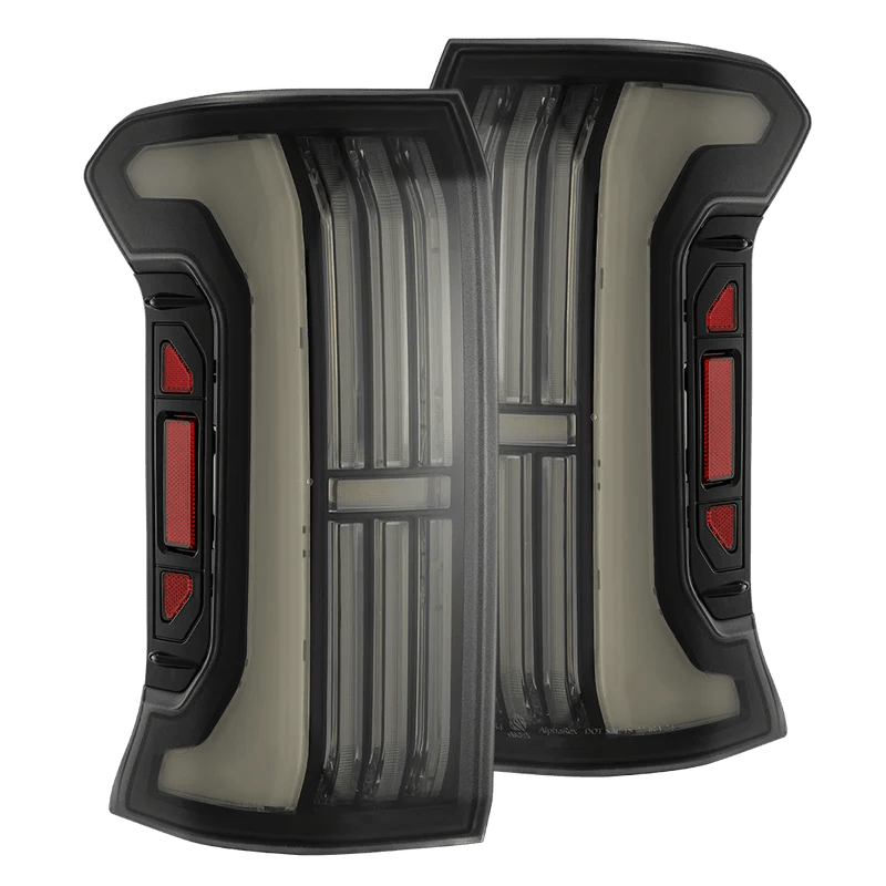 AlphaRex NOVA - Series Prismatic LED Tail Lights (Alpha - Black) | Toyota Tacoma (2024 - 2025) - Truck Brigade