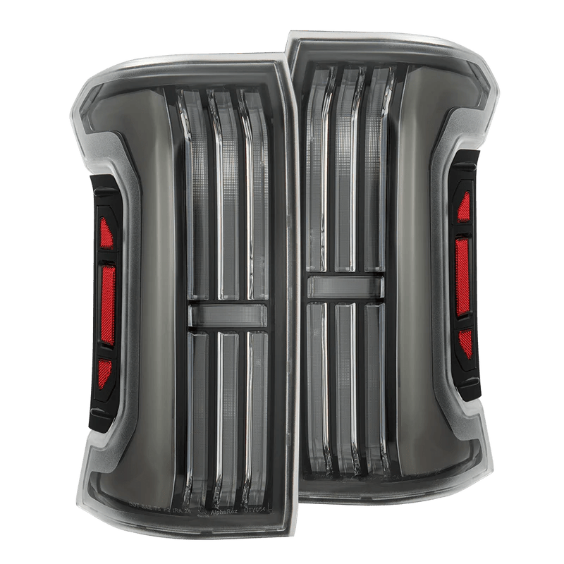 AlphaRex NOVA - Series Prismatic LED Tail Lights (Black) | Toyota Tacoma (2024 - 2025) - Truck Brigade