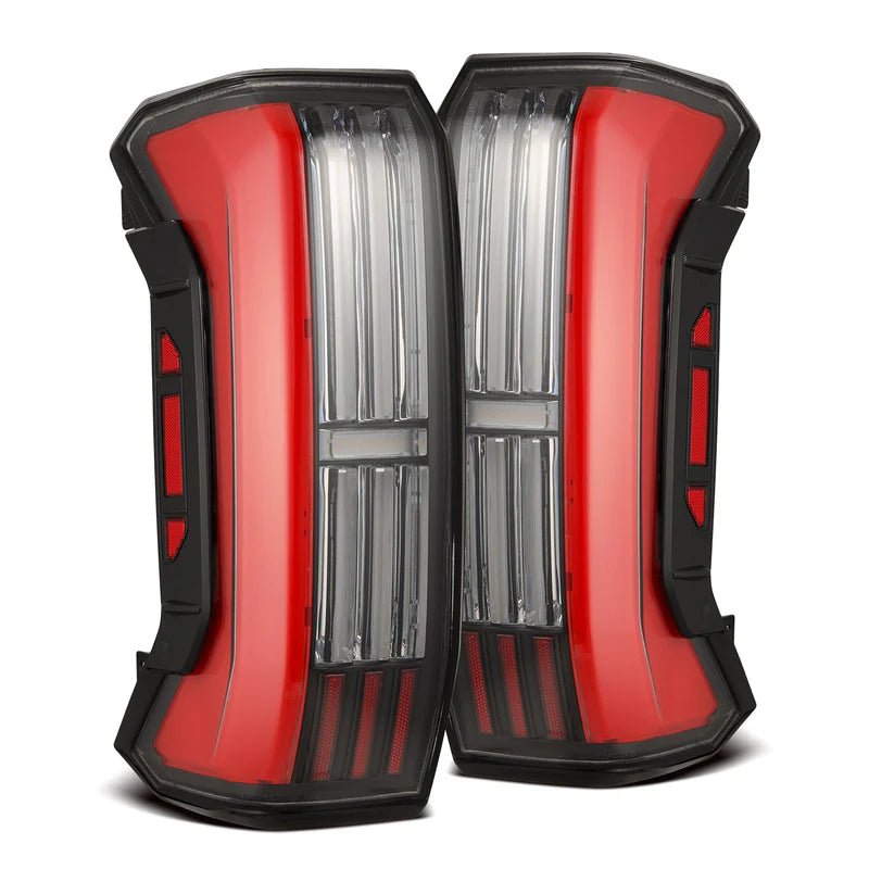 AlphaRex NOVA - Series Prismatic LED Tail Lights (Red) | Toyota Tundra (2022 - 2025) - Truck Brigade