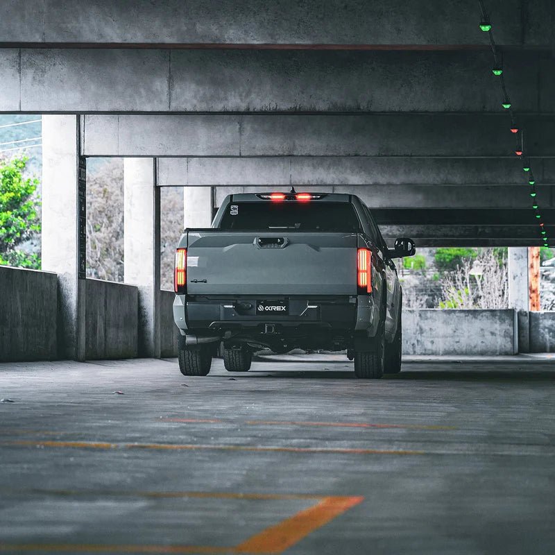 AlphaRex NOVA - Series Prismatic LED Tail Lights (Red) | Toyota Tundra (2022 - 2025) - Truck Brigade