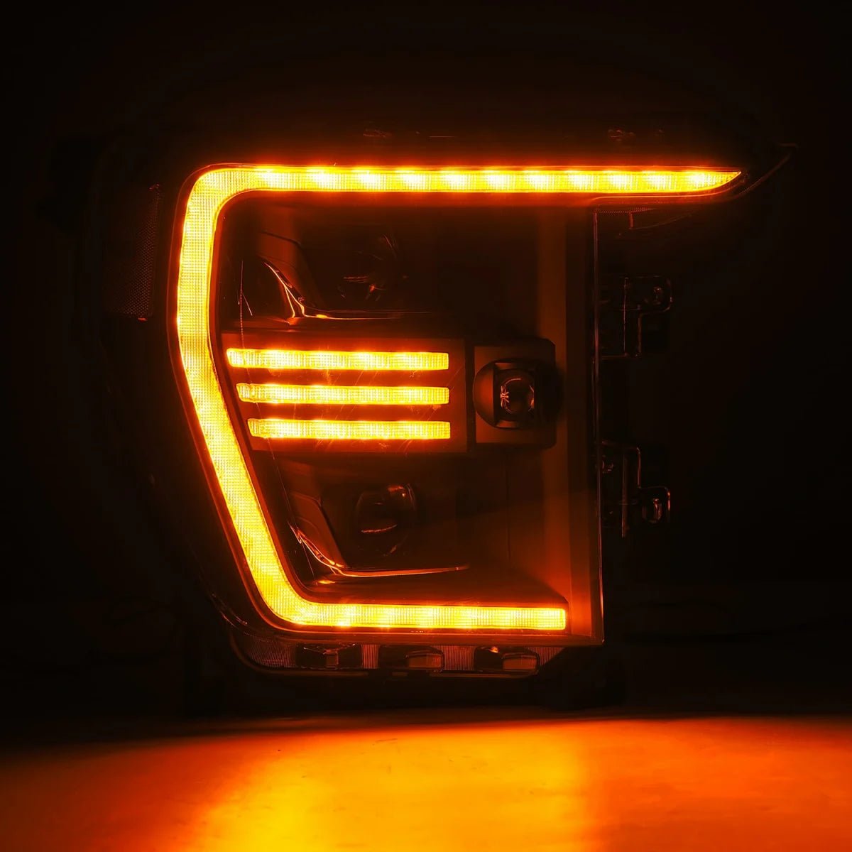 AlphaRex PRO - Series Halogen Projector Headlights (Black) | Ford F150 (2021 - 2023) - Truck Brigade