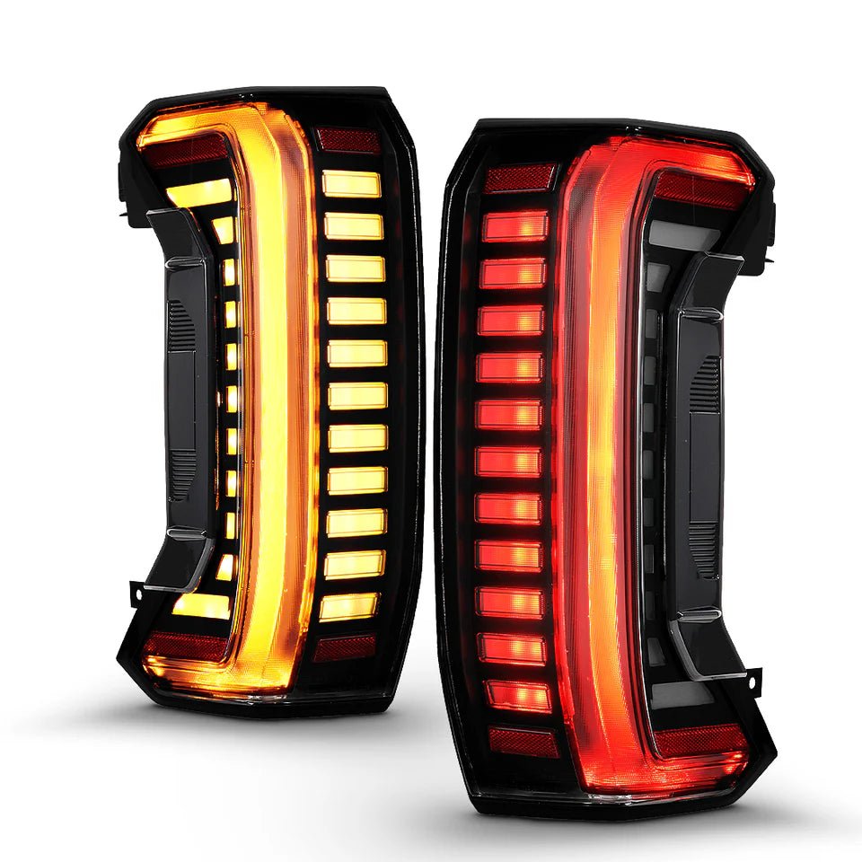 Anzo Full LED Tail Lights - Black Smoke Lens | Toyota Tundra (2022 - 2025) - Truck Brigade