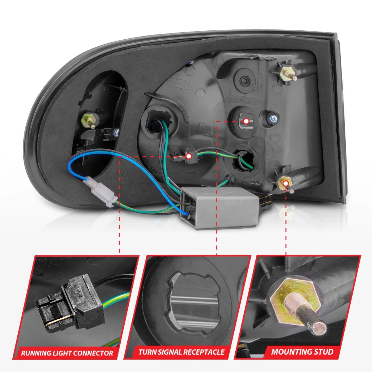 Anzo LED Tailights - Chrome Smoked Lens | Toyota FJ Cruiser (2007 - 2014) | Truck Brigade