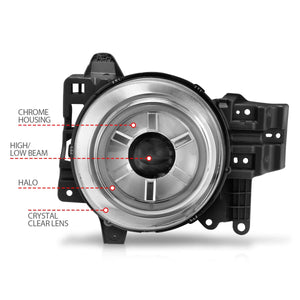 Anzo Projector Halo Headlights - Chrome | Toyota FJ Cruiser (2007 - 2014) | Truck Brigade