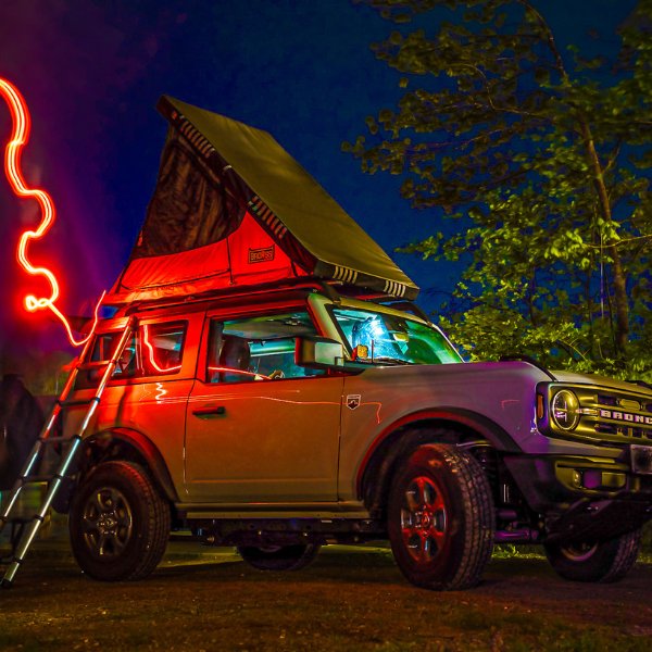 bronco roof tent BA Tents PACKOUT MOLLE Roof Top Tent