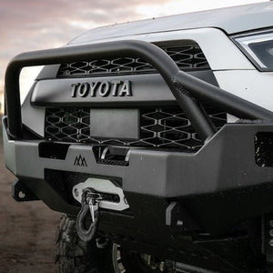 Backwoods Adventure Hi-Lite Overland Front Bumper - PreRunner Bull Bar | Toyota 4Runner (2014-2022) - Truck Brigade